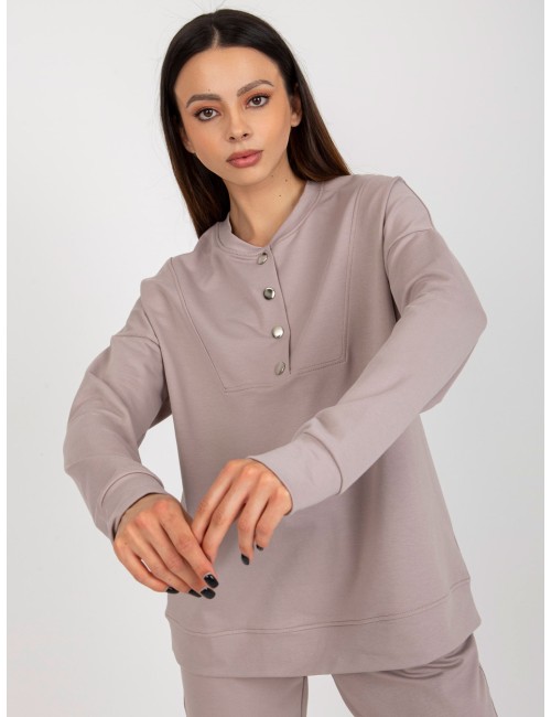 Komplet casualowy z guzikami