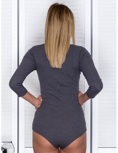Body damskie lace up szare