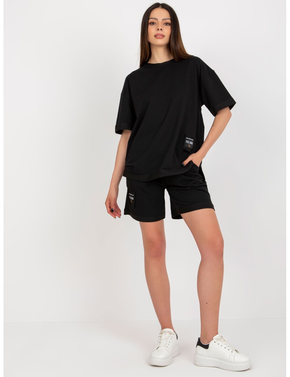 Komplet letni z bluzką oversize