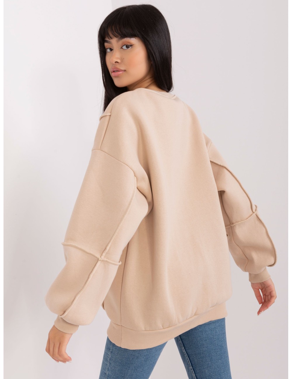 Bluza oversize bez kaptura
