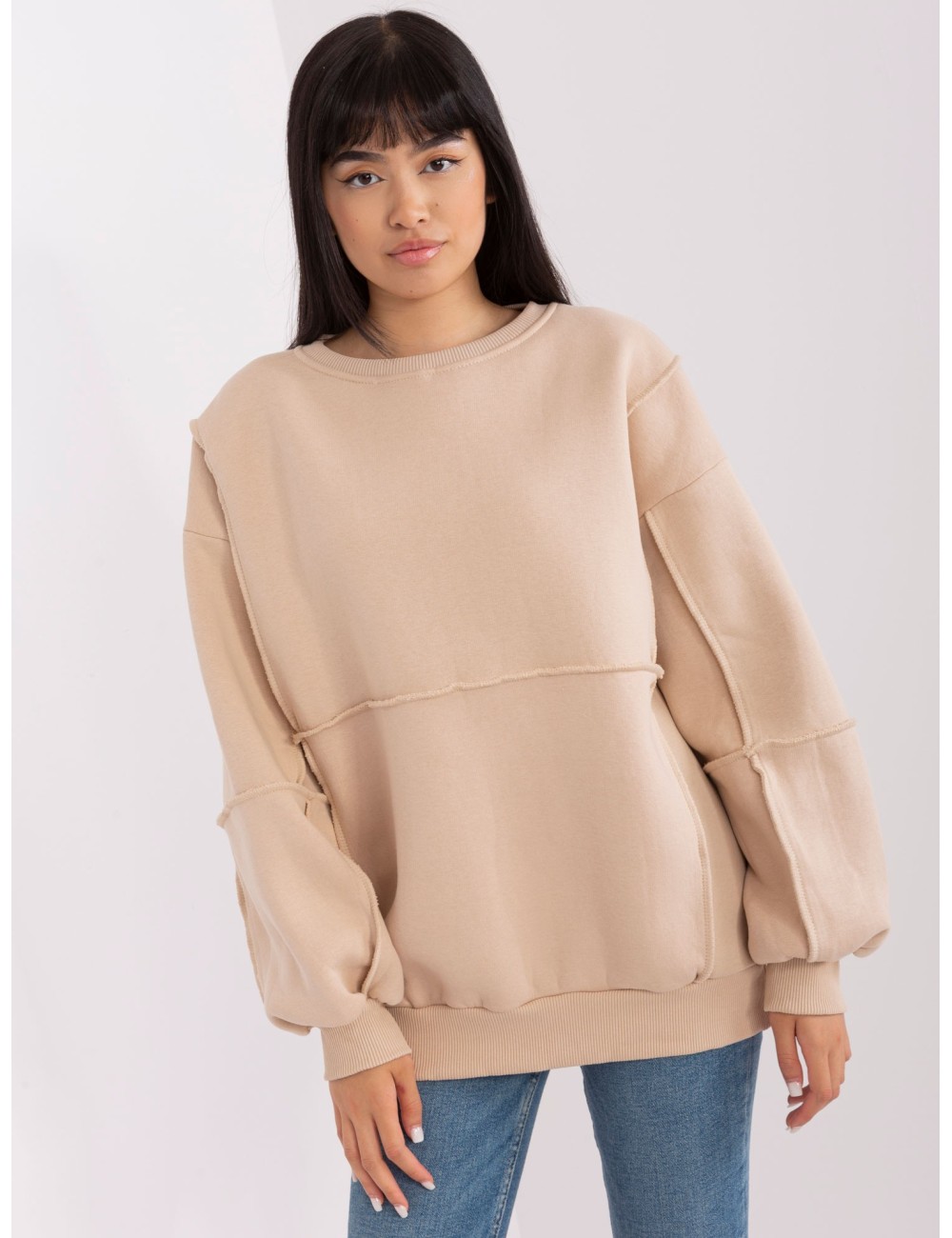 Bluza oversize bez kaptura