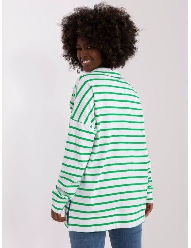 Bluzka oversize z rozcięciami