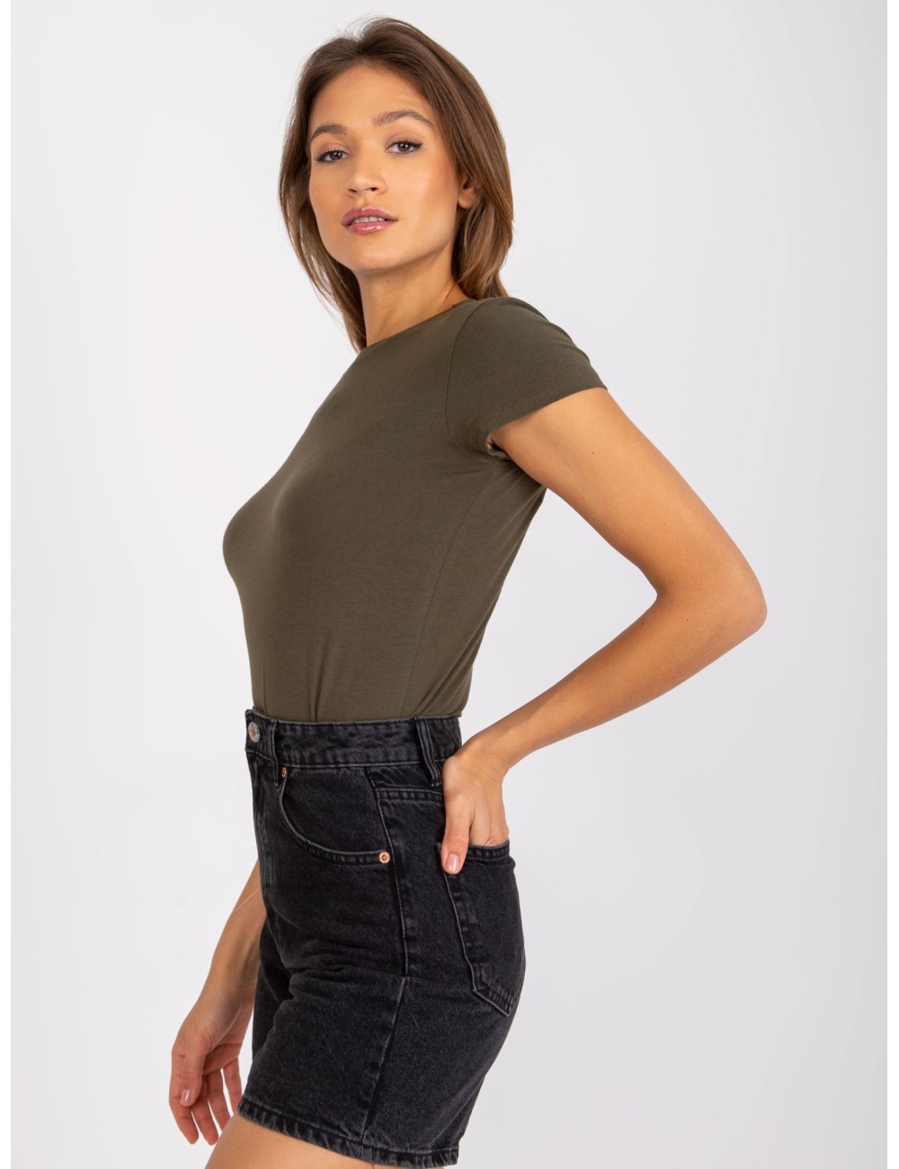 Khaki t-shirt Peachy
