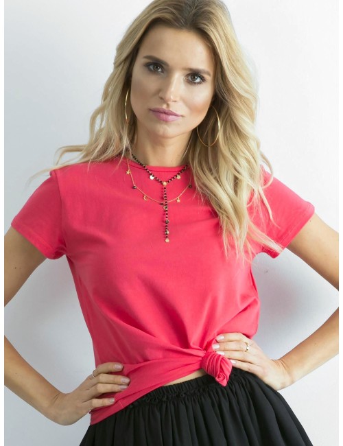 Malinowy t-shirt Peachy