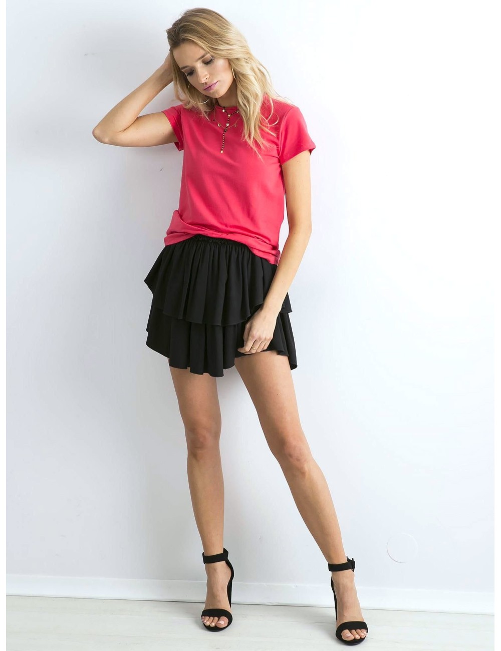 Malinowy t-shirt Peachy