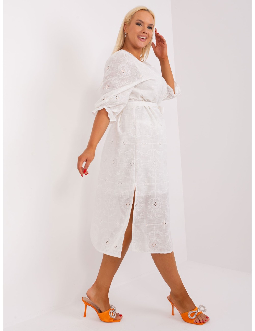 Sukienka plus size midi