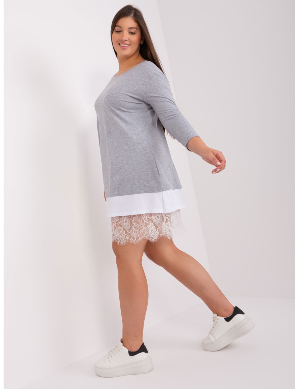 Sukienka plus size z bawełny