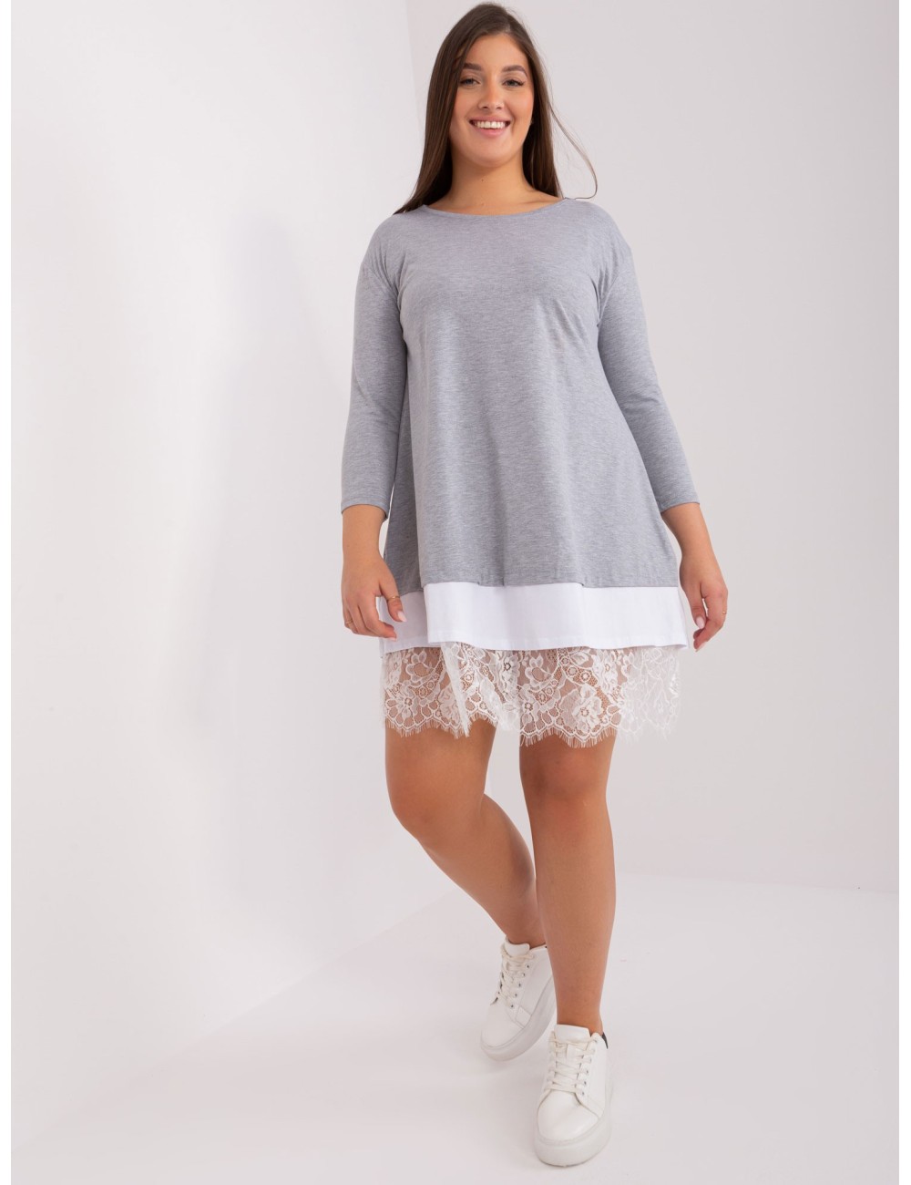Sukienka plus size z bawełny
