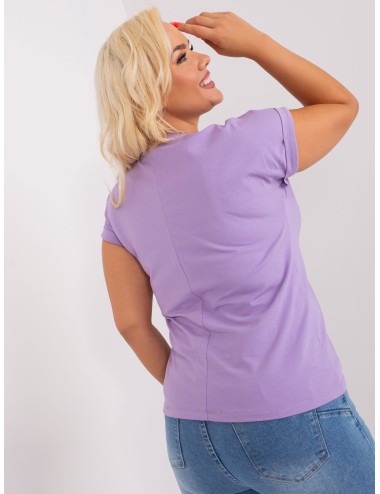 Bluzka plus size z nadrukiem