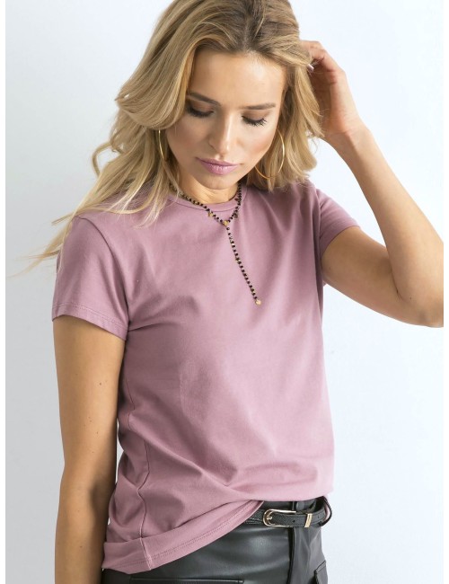Wrzosowy t-shirt damski Peachy