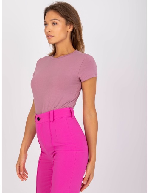 Wrzosowy t-shirt damski Peachy