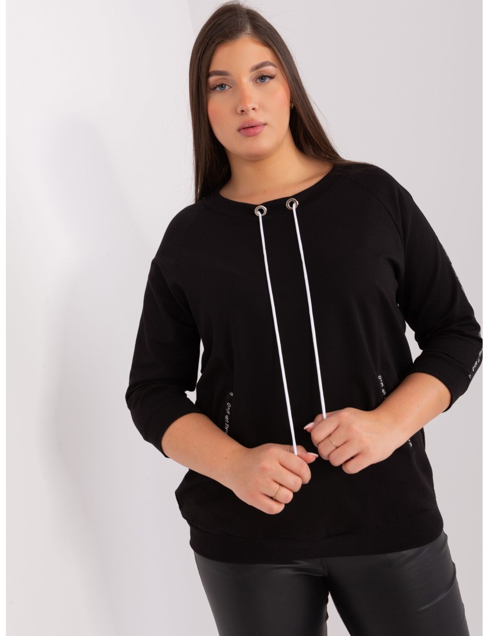 Bluza damska plus size bez kaptura
