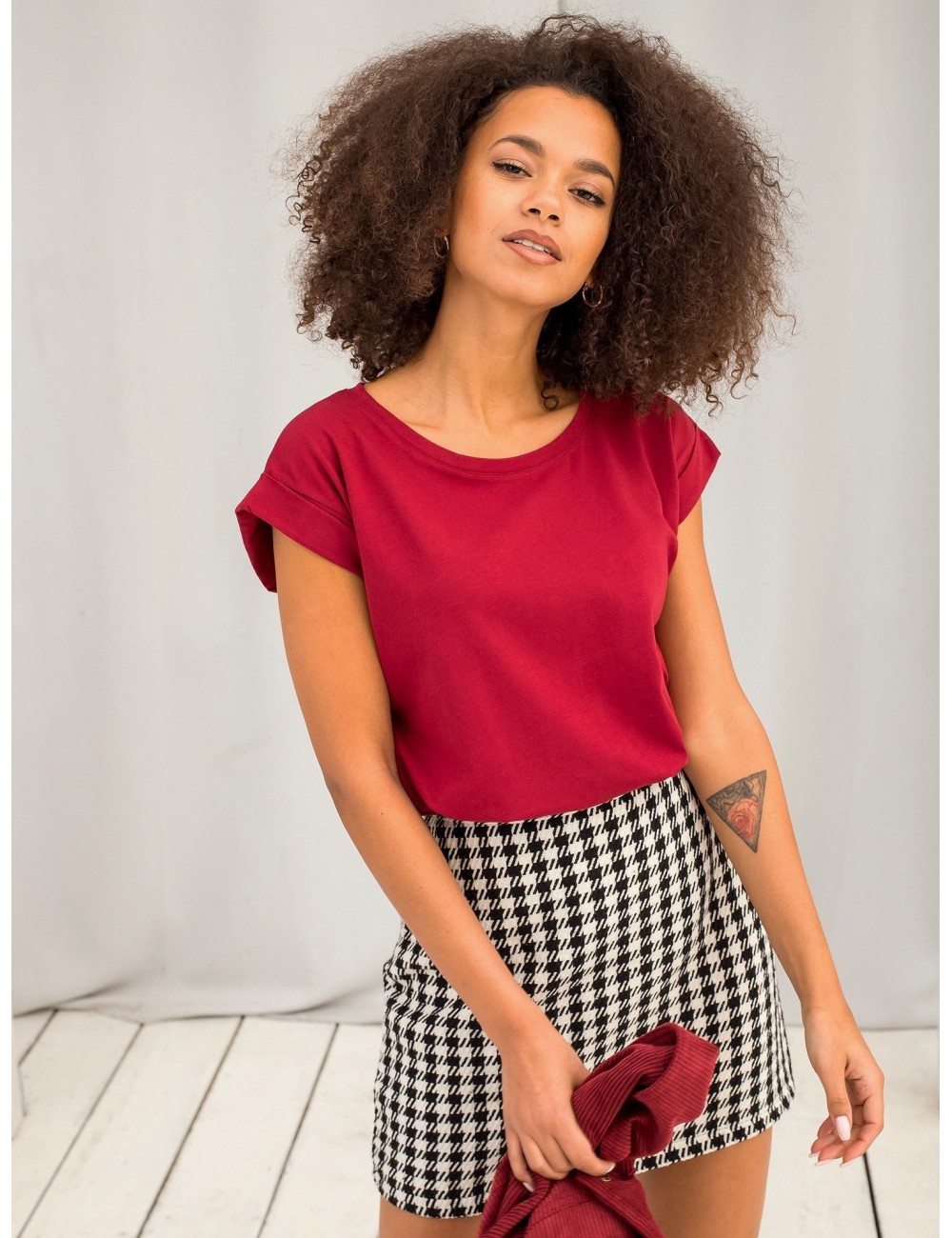 T-shirt-RV-TS-4833.91P-bordowy