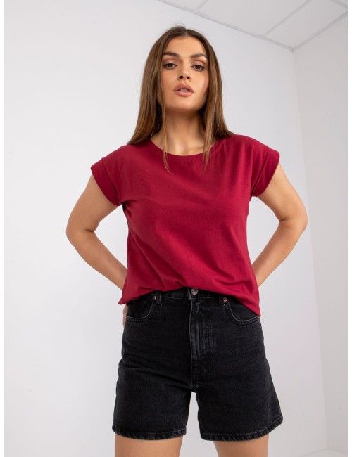 T-shirt-RV-TS-4833.91P-bordowy