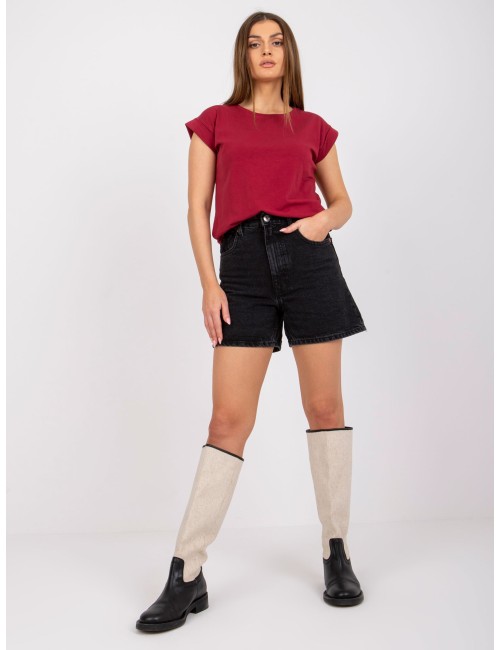 T-shirt-RV-TS-4833.91P-bordowy
