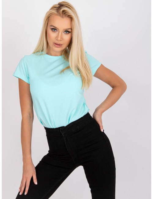 Miętowy t-shirt Peachy