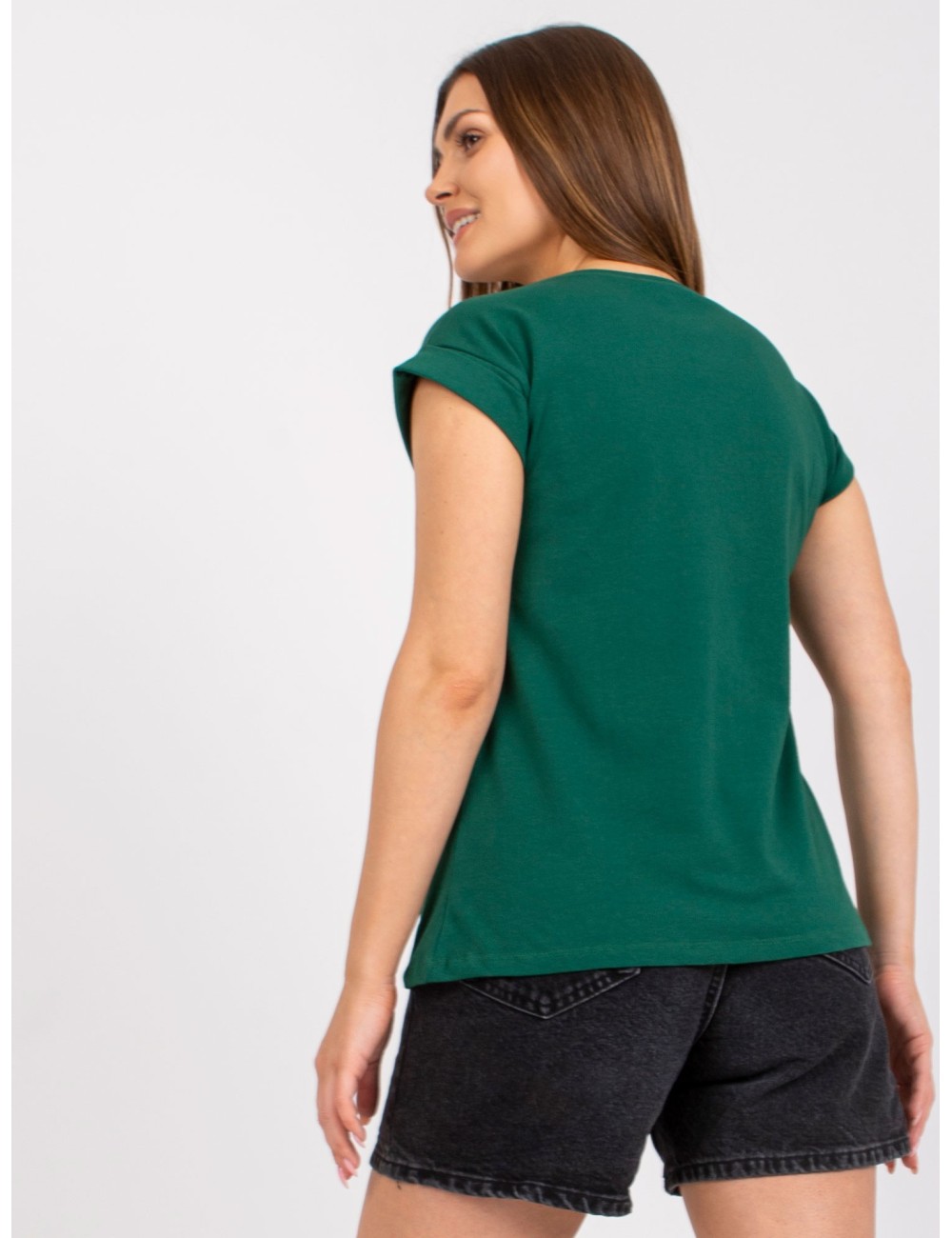 T-shirt-RV-TS-4833.28P-ciemny zielony