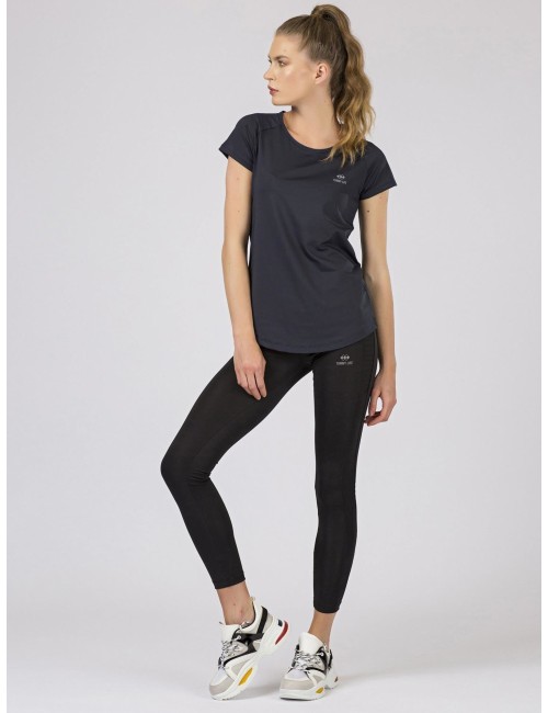 Damski sportowy t-shirt granatowy TOMMY LIFE