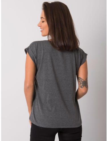 Melanżowy t-shirt damski