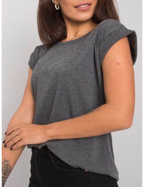 Melanżowy t-shirt damski