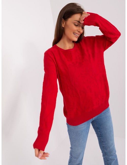 Damski sweter klasyczny ze ściągaczami