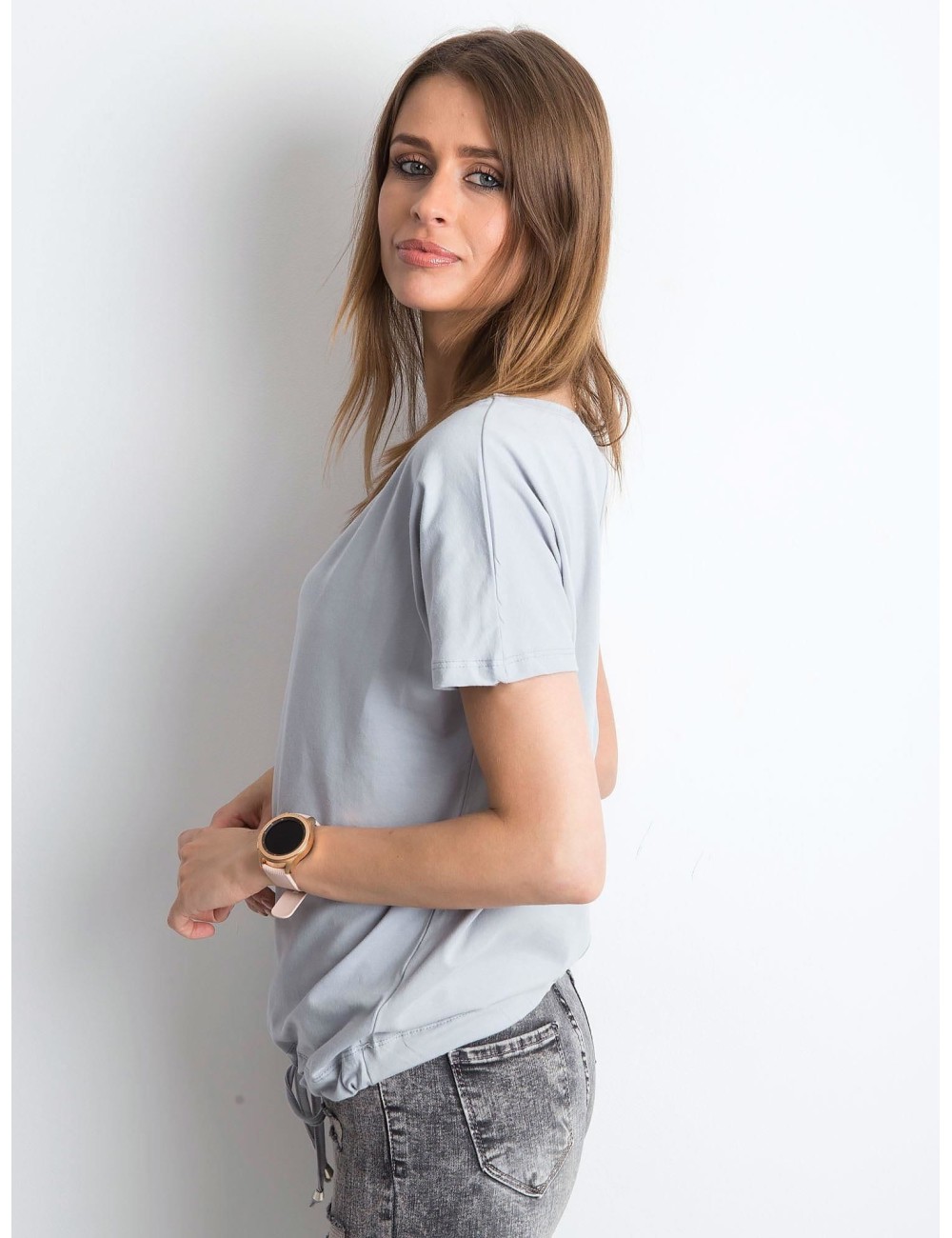 Damski t-shirt z bawełny
