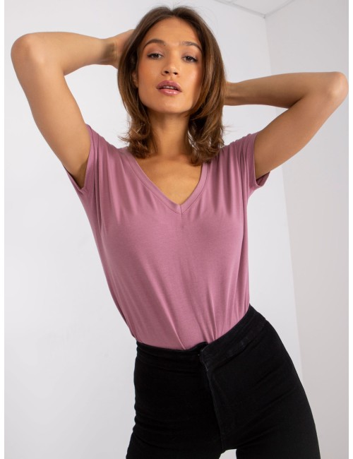 T-shirt-RV-TS-4832.19P-ciemny różowy