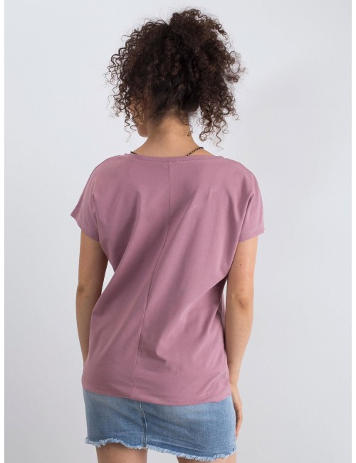 T-shirt-RV-TS-4832.19P-ciemny różowy