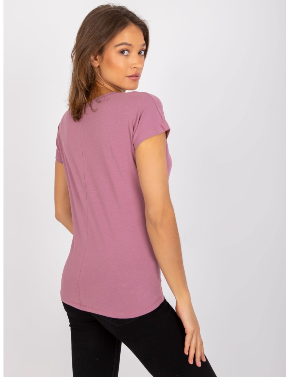 T-shirt-RV-TS-4832.19P-ciemny różowy