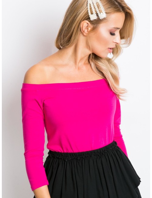 Dopasowana bluzka hiszpanka BASIC FEEL GOOD