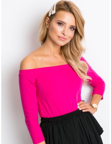 Dopasowana bluzka hiszpanka BASIC FEEL GOOD
