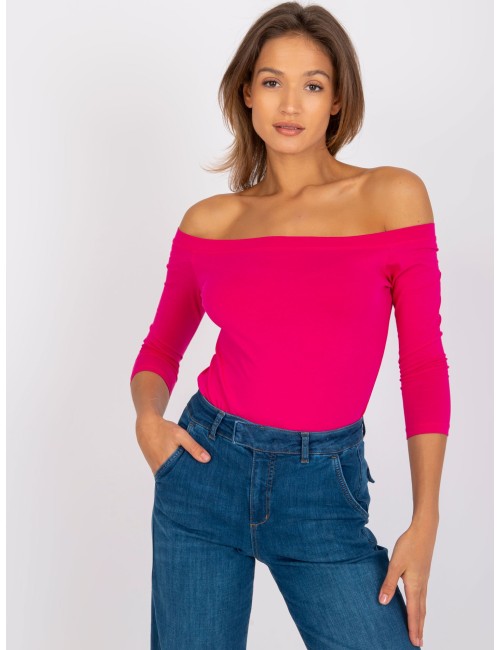 Dopasowana bluzka hiszpanka BASIC FEEL GOOD