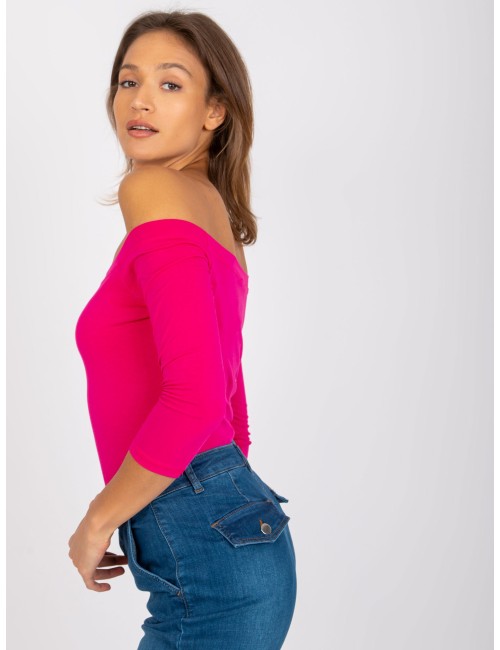 Dopasowana bluzka hiszpanka BASIC FEEL GOOD