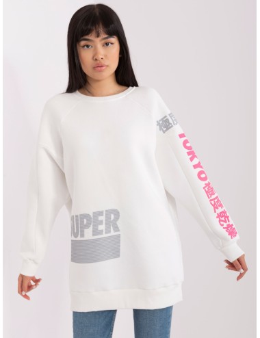 Damska bluza oversize z nadrukiem