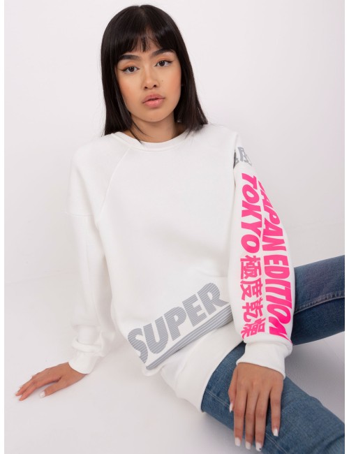 Damska bluza oversize z nadrukiem