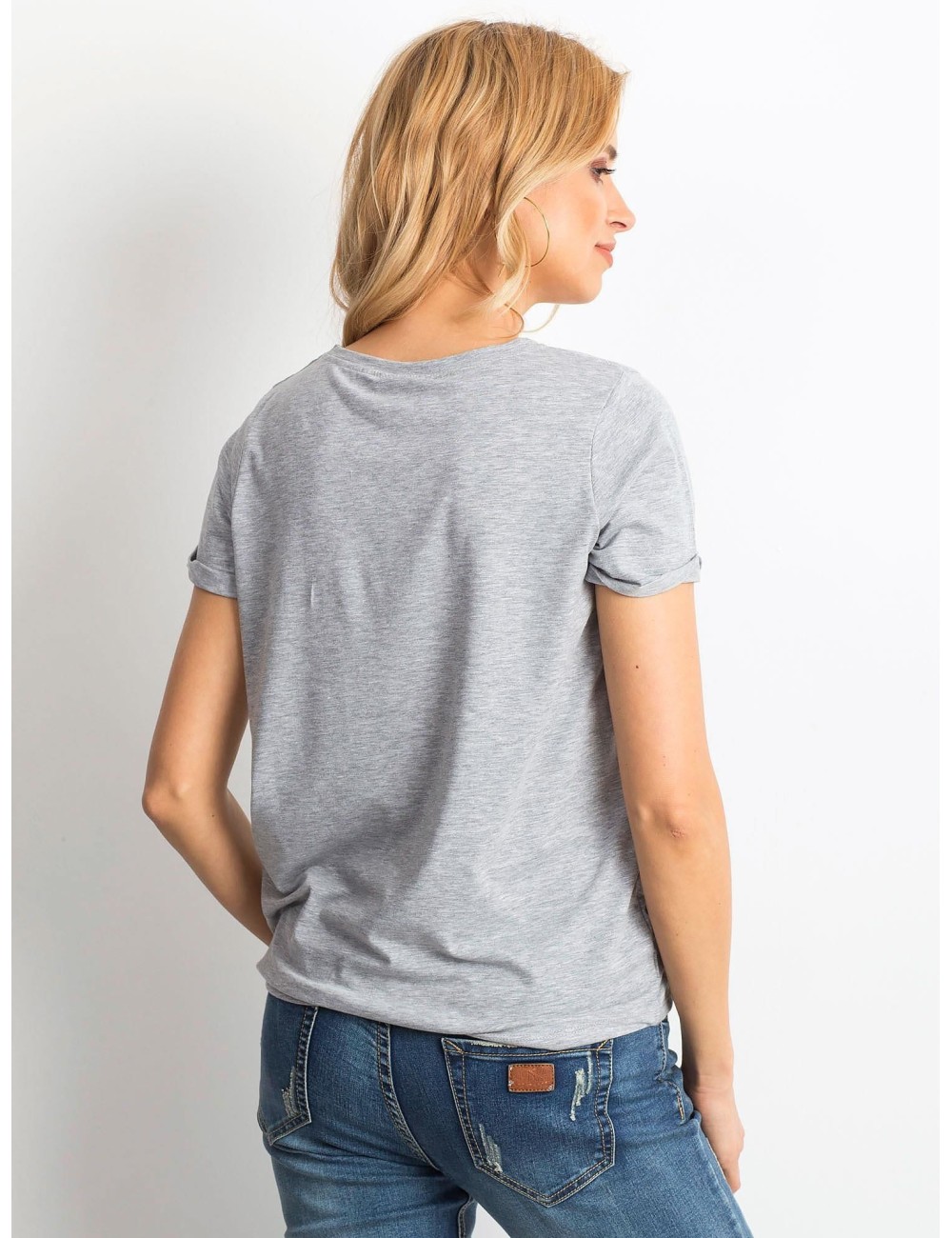 Bawełniany t-shirt damski basic