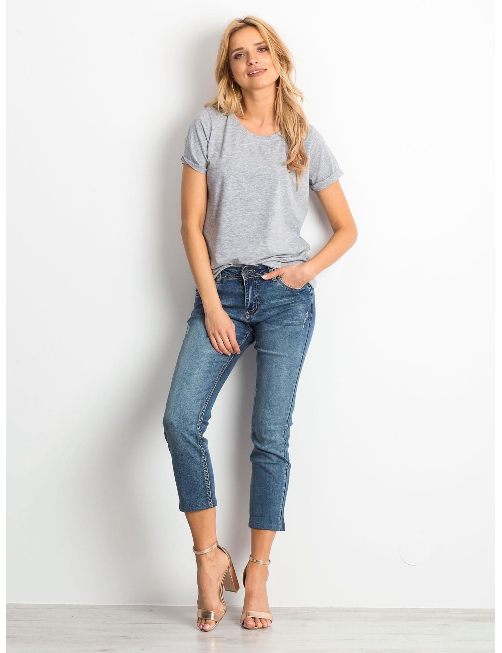 Bawełniany t-shirt damski basic