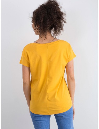 Bawełniany t-shirt V-neck