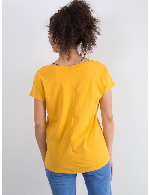Bawełniany t-shirt V-neck
