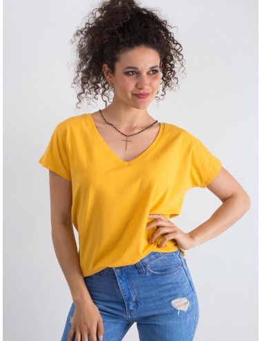 Bawełniany t-shirt V-neck