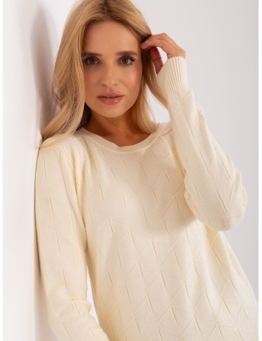 Sweter klasyczny z okrągłym dekoltem