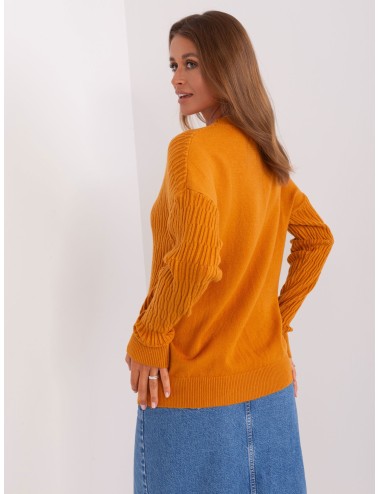 Sweter klasyczny z okrągłym dekoltem