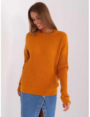 Sweter klasyczny z okrągłym dekoltem