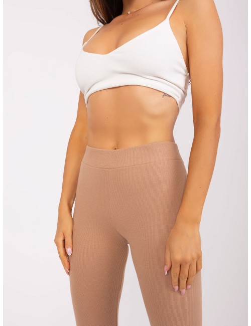 Legginsy basic w prążek