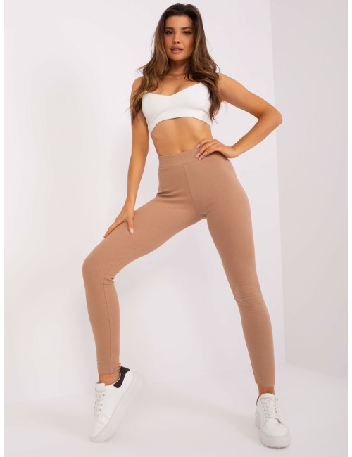Legginsy basic w prążek
