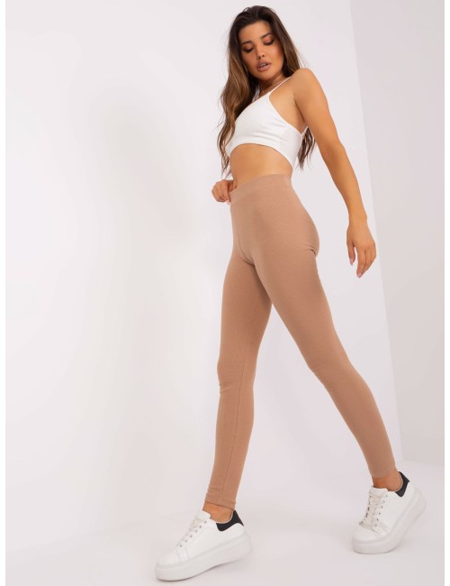 Legginsy basic w prążek