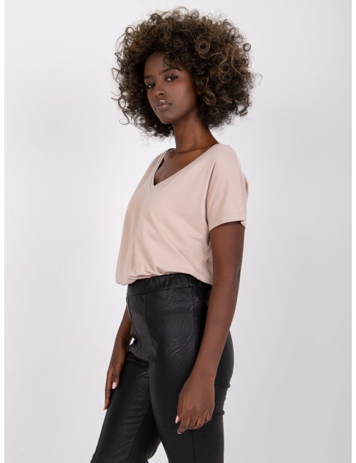 Bawełniany t-shirt V-neck
