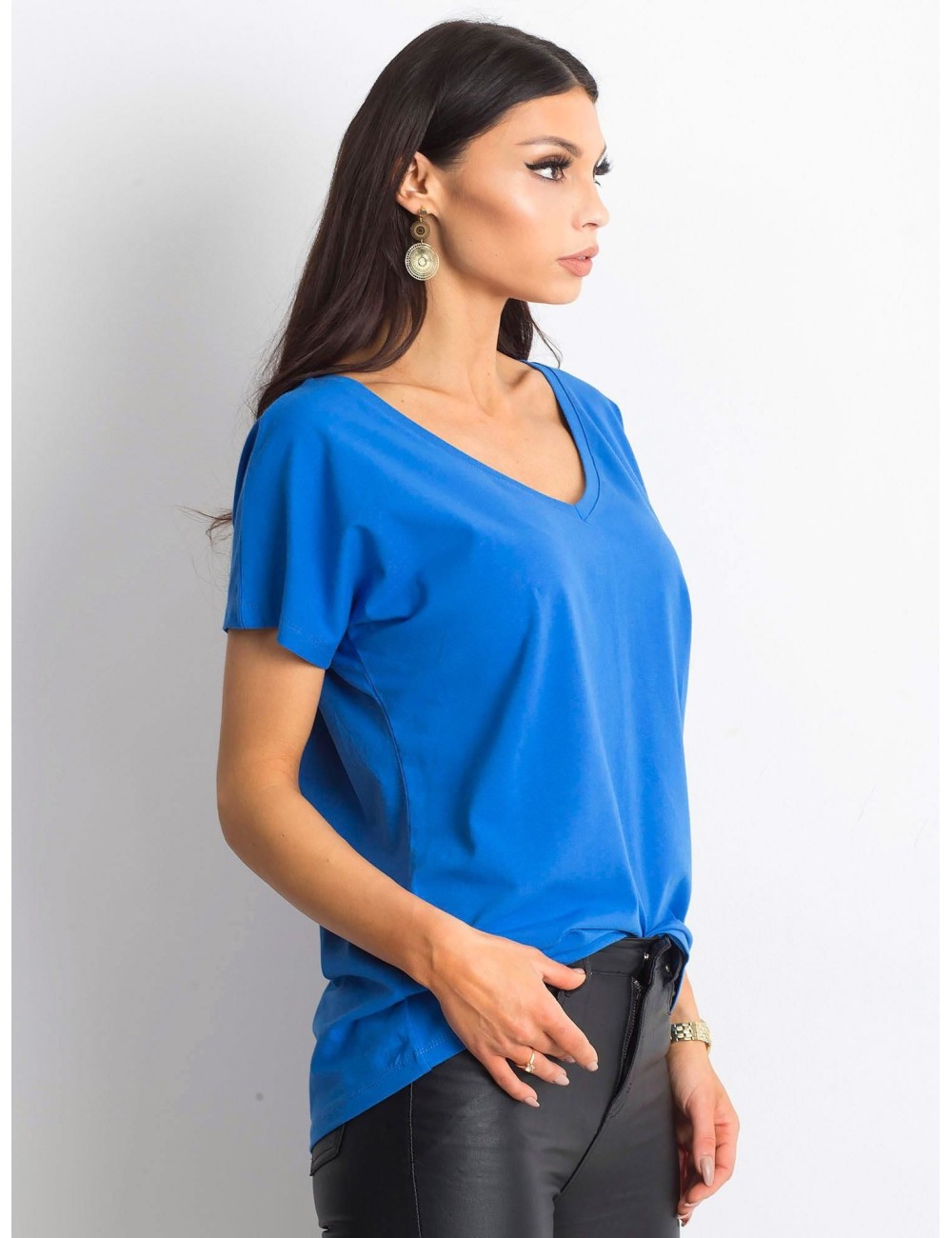 T-shirt-RV-TS-4832.10P-ciemny niebieski