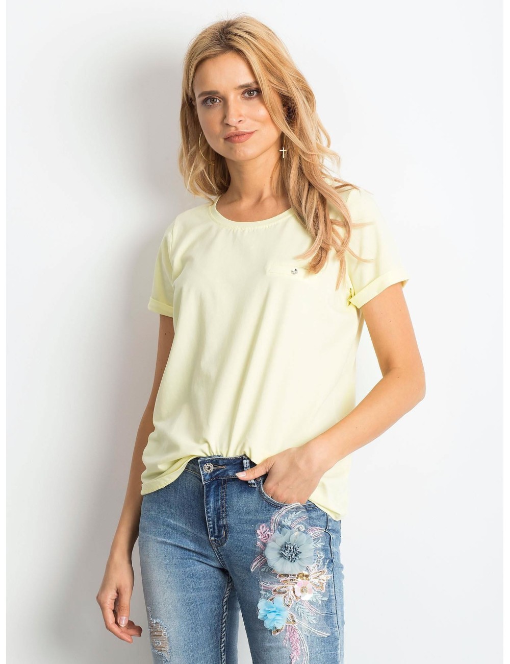 Bawełniany t-shirt damski