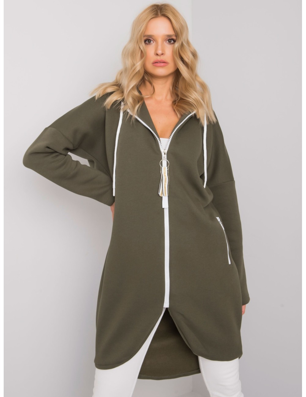 Rozpinana bluza basic z bawełny Stunning